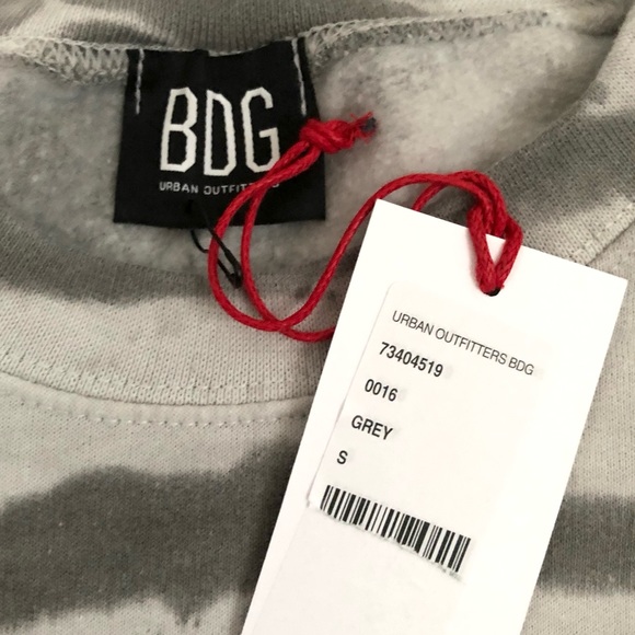 NWT Urban Outfitters BDG Grey Tie Dye Zodiac Sacred Symbol Sweatshirt Sz Small - Picture 7 of 10